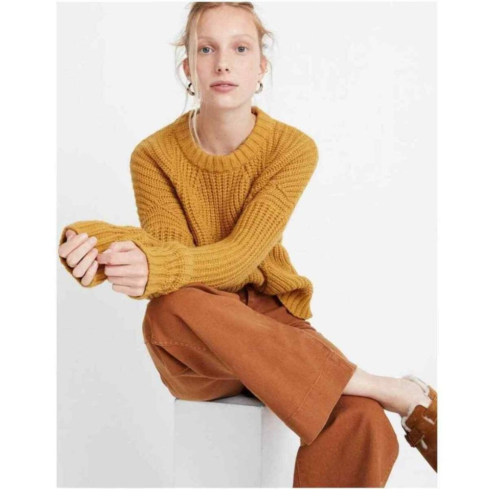 Madewell Everett Rib-Play Pullover Sweater